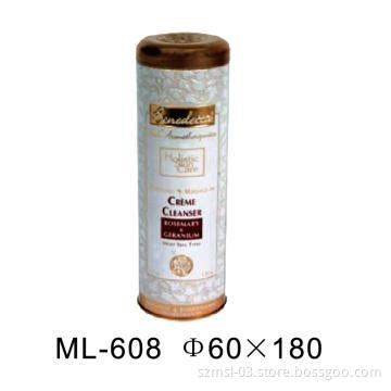 round  tea tin box